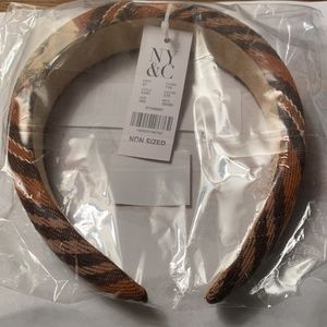 NY&CO HEADBAND, PLAID, O/S